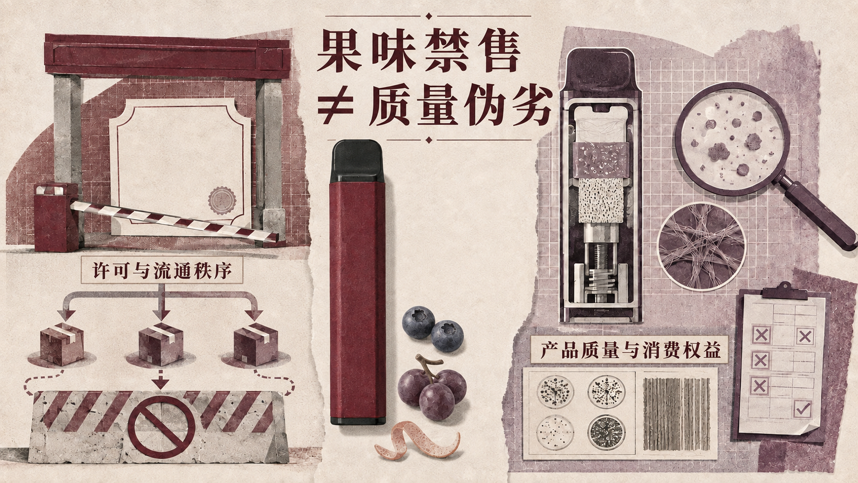 果味电子烟案件的罪名定性界分