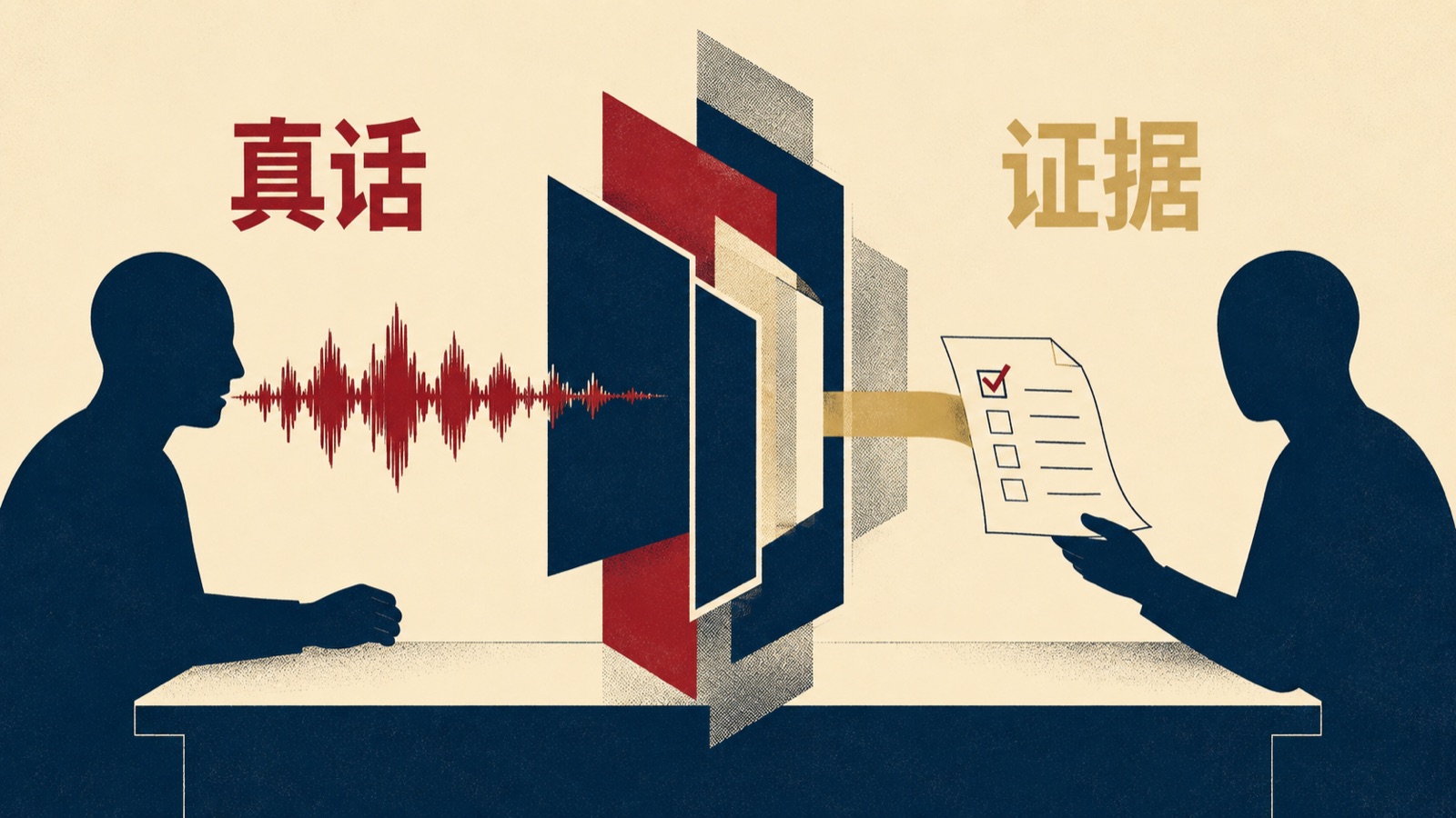 审讯室中的口供与证据